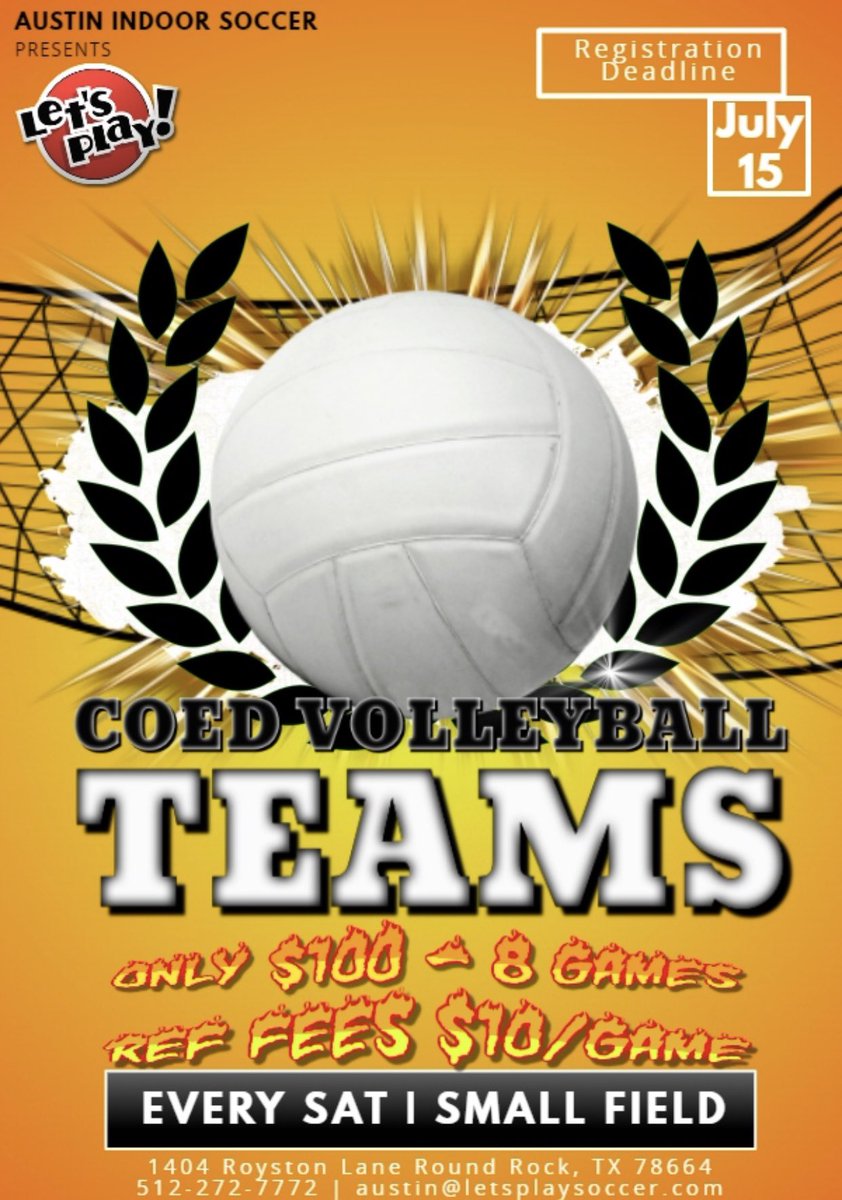 AustinAISC's tweet image. Deadline to register for next season is July 15 and the season begins on July 27. Call, email, or do it online! You can also visit us at our facility for any questions or concerns.