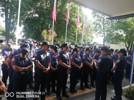 At about 8AM, June 27, 2019 PEMS Eric D Ofren, PESPO conducted accounting to PHQ personnel under the direct supervision of PCOL WILLIAM M SEGUN,PD infront of main Building.
