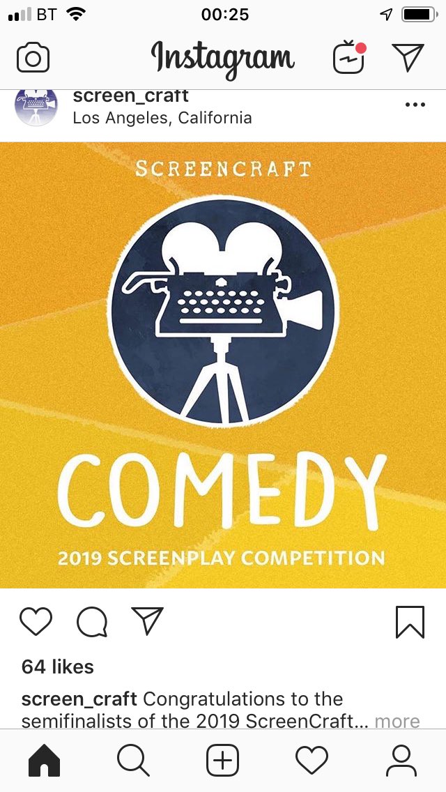 AlisonHogge's tweet image. I’m a semi finalist! My comedy concept (a pitch rather than a script) called Wedding Day has made it through to #Screencraft’s next round. And well done to the other writers. 😀
