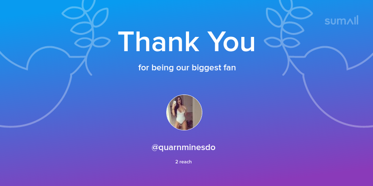 Ohim029's tweet photo. Our biggest fans this week: quarnminesdo. Thank you! via https://t.co/OWbgjcvpPM https://t.co/dZpY0ly0cH