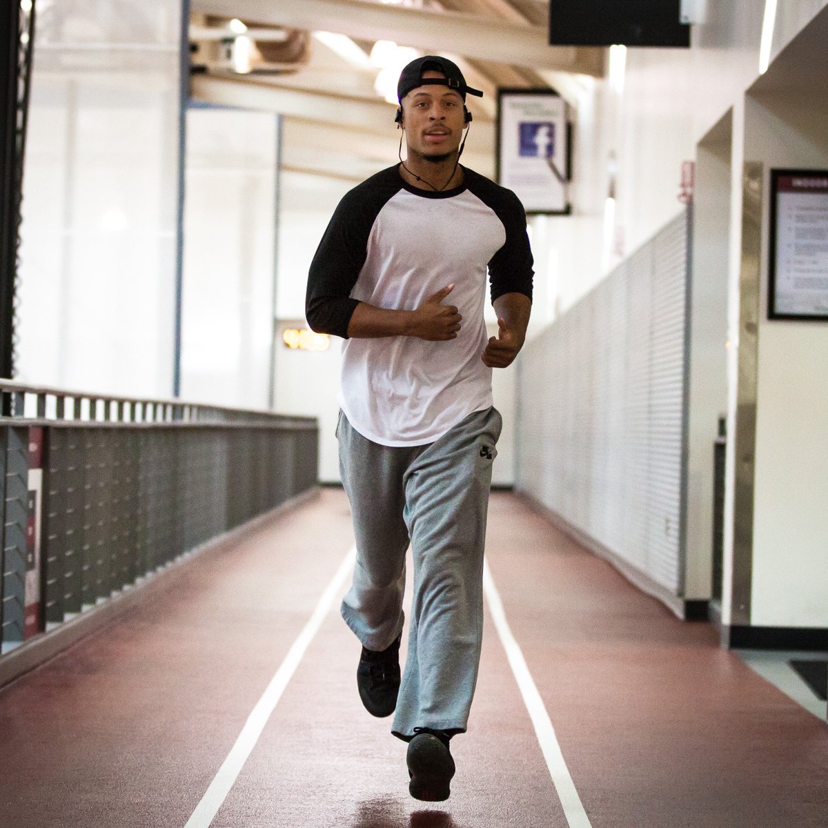 CWURecreation's tweet photo. Have you been on the indoor track lately? It's a great way to beat the heat and still get a great workout in for #workoutwednesday #CWURec https://t.co/zT2GcOlQme