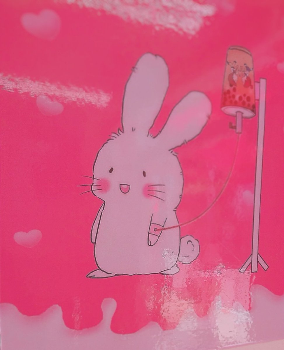 可愛いうさぎさん が タピオカの点滴キメてて 闇を感じる 斬新 これタピオカ屋さんなんだけど どんなお店 Togetter
