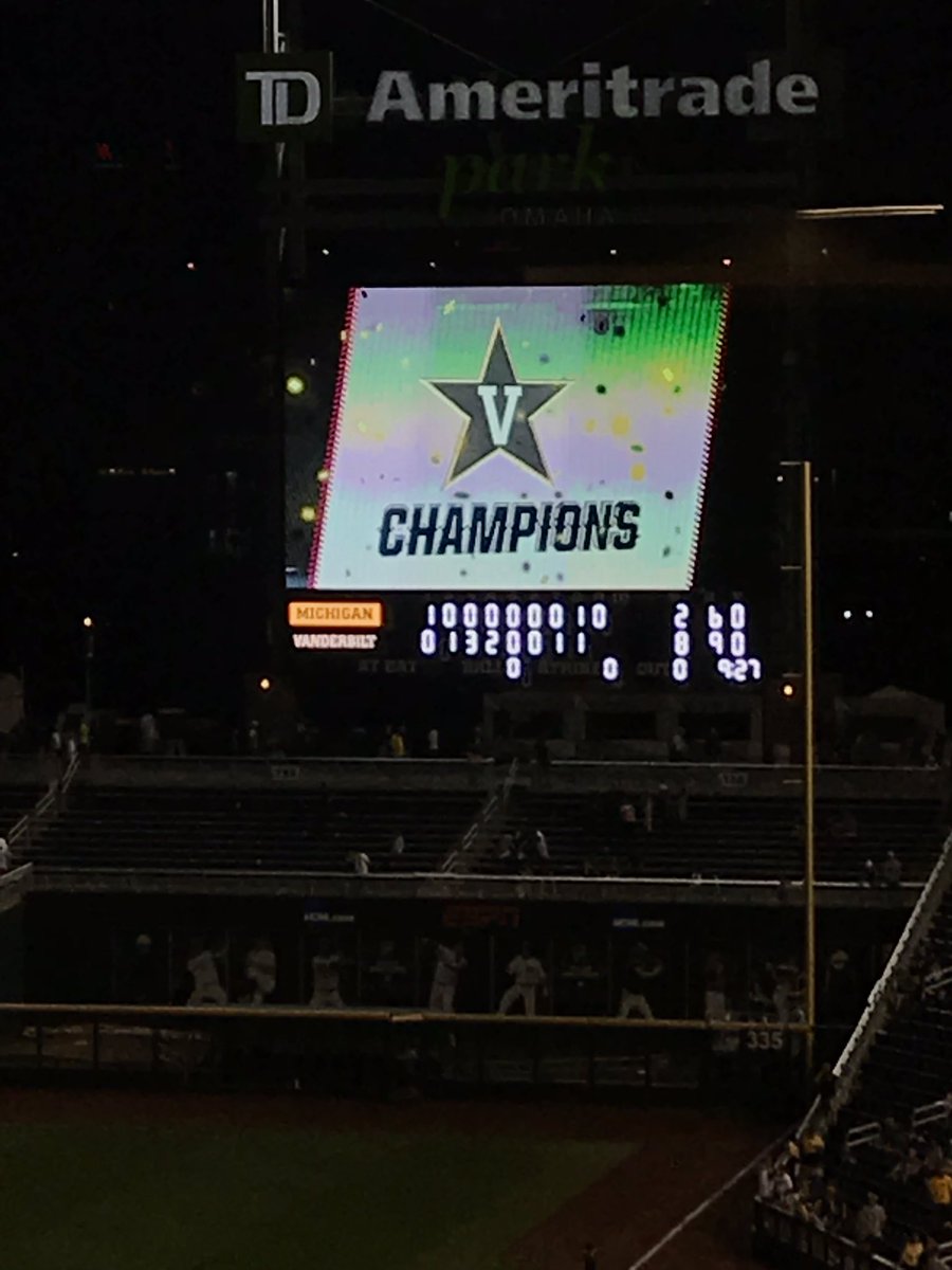 BenBeaty's tweet photo. Congrats to the @VandyBoys #SEC https://t.co/kCrEsSoEgy