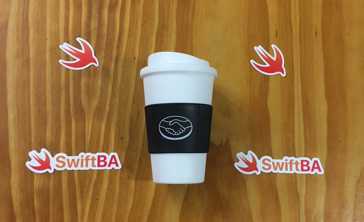 lc_plus's tweet photo. Taza de @Mercadolibre y stickers de @SwiftBa.
Sumado a la charla de SOLID, la de la experiencia de la WWDC y la charla sobre architectura de la App de ML se logró una muy buena meetup.
Felicitaciones a todos los que le ponen onda para que cosas salgan así de bien :D
#Swiftba https://t.co/4KbMs9KjWY