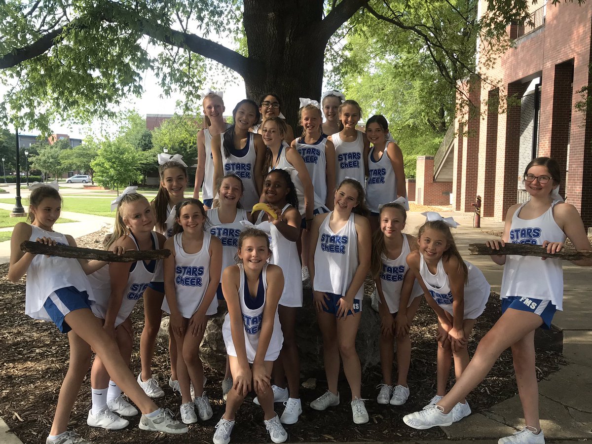 jhackerfms's tweet photo. UCA cheer camp at MTSU was a success. #sweetestgirls #bestteam https://t.co/ITk7VxsIDx
