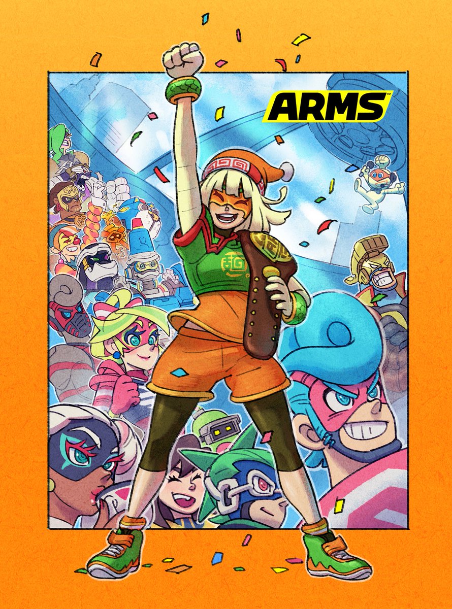 Arms アームズ Arms協会謹製のミェンミェン優勝記念ポスターが届きましたよ 過去最高の盛り上がりを見せたパーティジャックトーナメント決勝戦 その開催日だった6月16日はarms開幕からちょうど2周年という記念日でもありました すべてのarms