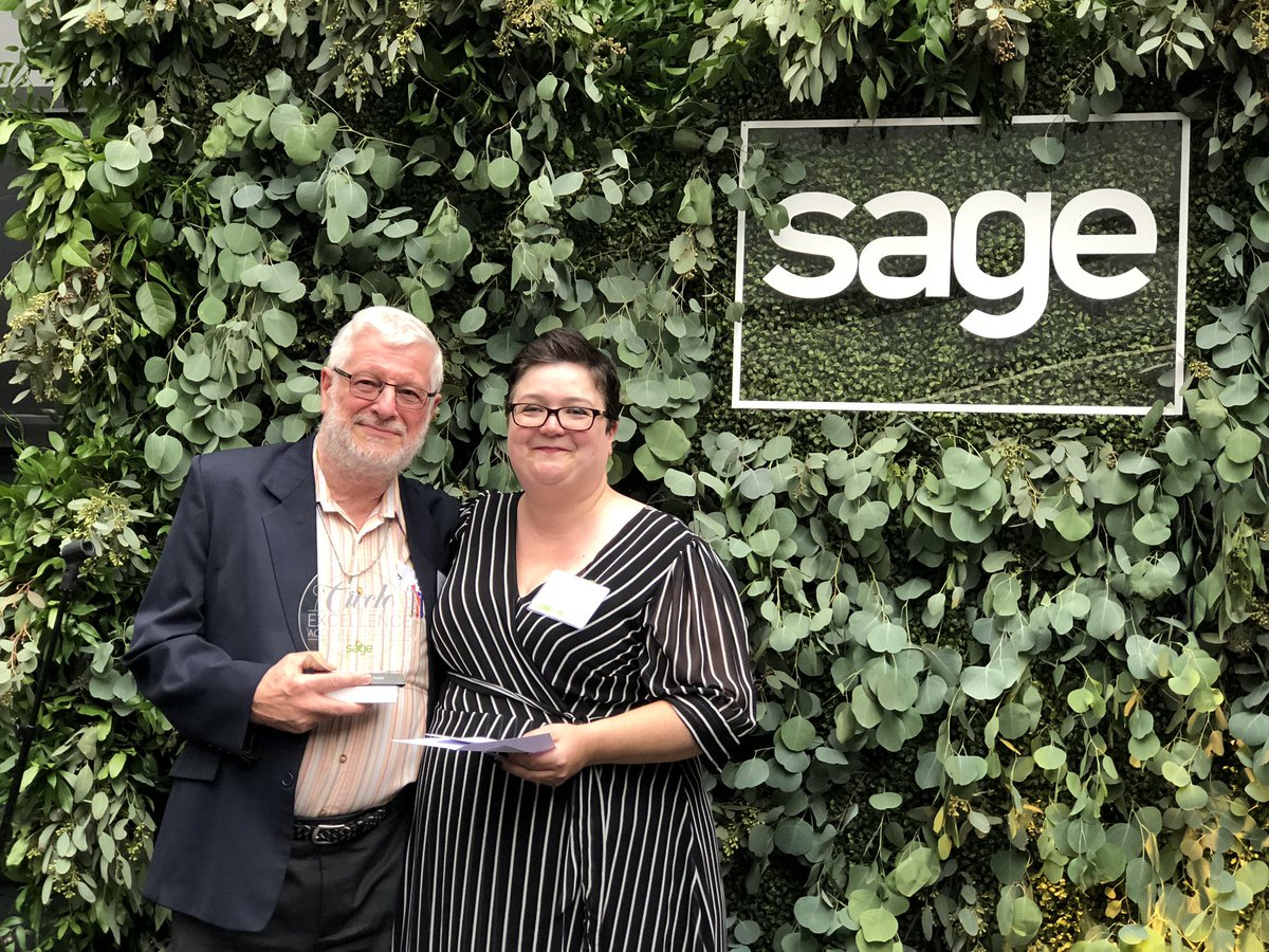 IPBC_CEO's tweet image. Tears all around as @alwynent wins the @SageNAmerica Community Spirit Award #SageCoE2019.