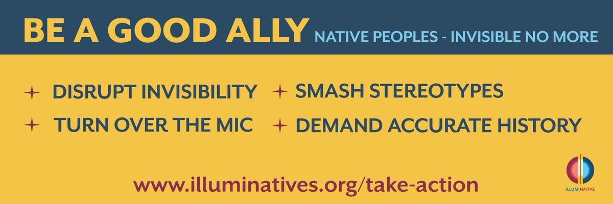 jaynieparrish's tweet image. “Nothing worse than not being seen or being heard.” Invisibility?

Ask a tribal citizen. 
@_IllumiNatives what were those stats again? 
#NativeTruth