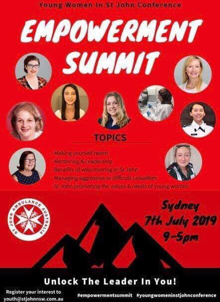 ali_asgher_ali's tweet photo. Exhibit B: @mariamchendeb former @MQMURI #murintern running a @stjohnnsw @stjohnaustralia conference for young women by young women https://t.co/mvN3ejEqGN