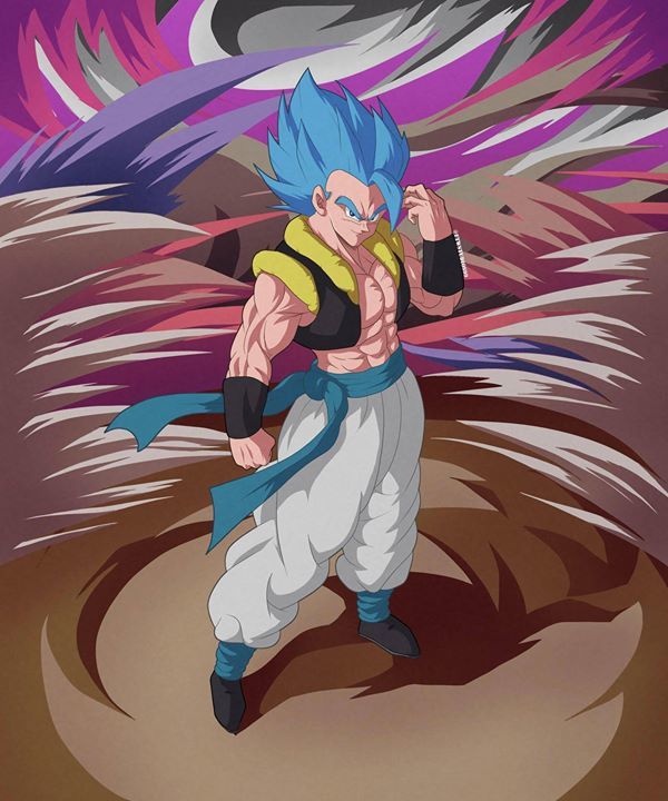 Gogeta Blue Drawing