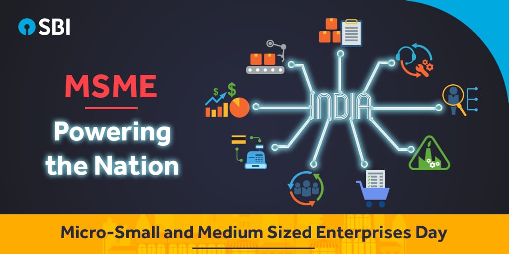 TheOfficialSBI's tweet photo. SBI salutes and empowers the Micro-Small and Medium Sized Enterprises that make a big impact on the Nation’s growth and progress.
#MSMEDay2019 #SBI #StateBankofIndia #MSME #MicroSmall #MediumSized #Enterprises https://t.co/qHanMgDRMG