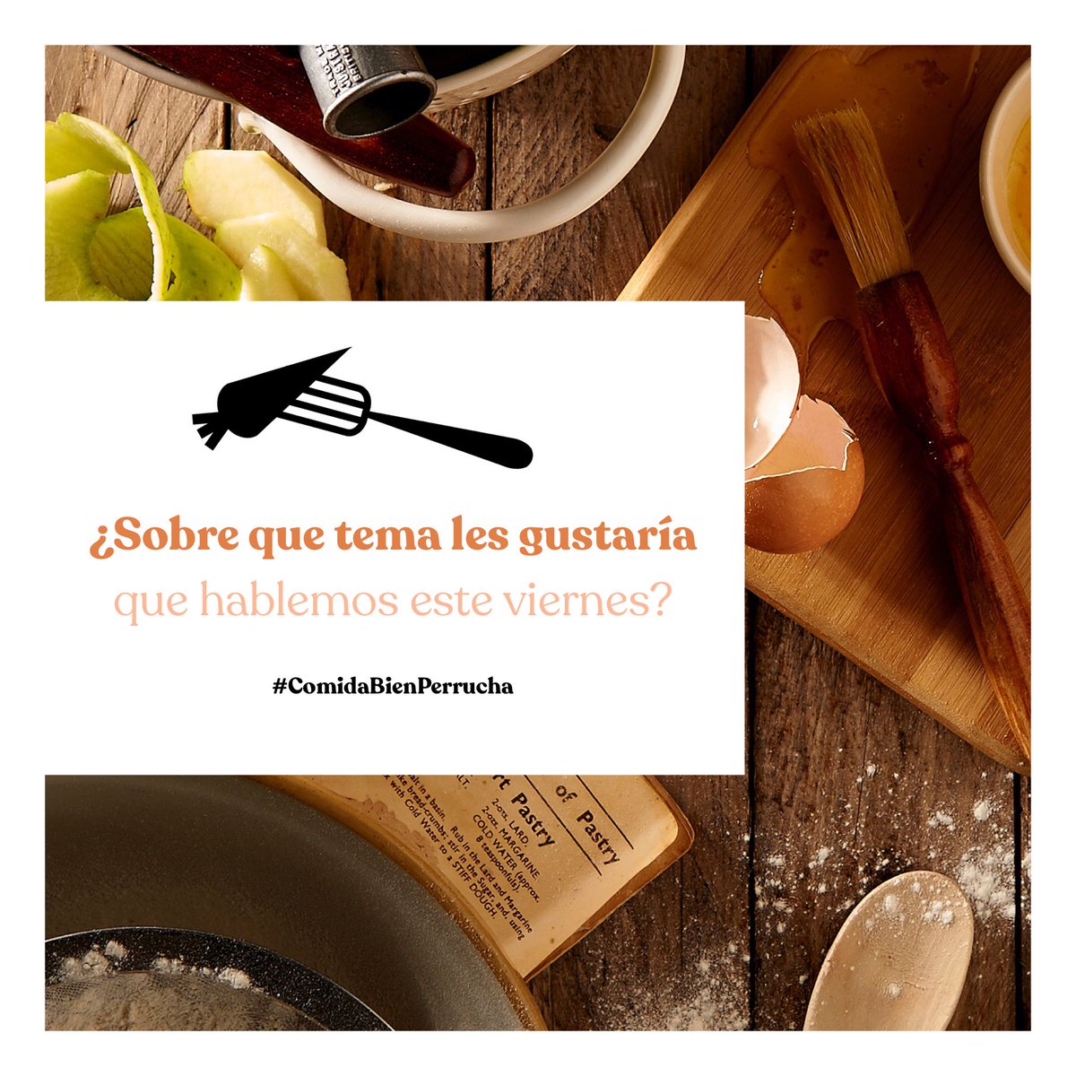 ComidaBnPerucha's tweet photo. #Perruchos ‼️ Ustedes mandan 🔥  Comenten sobre que tema les gustaría que hablemos este viernes 🥙 #ComidaBienPerrucha https://t.co/UhgWayEZcq