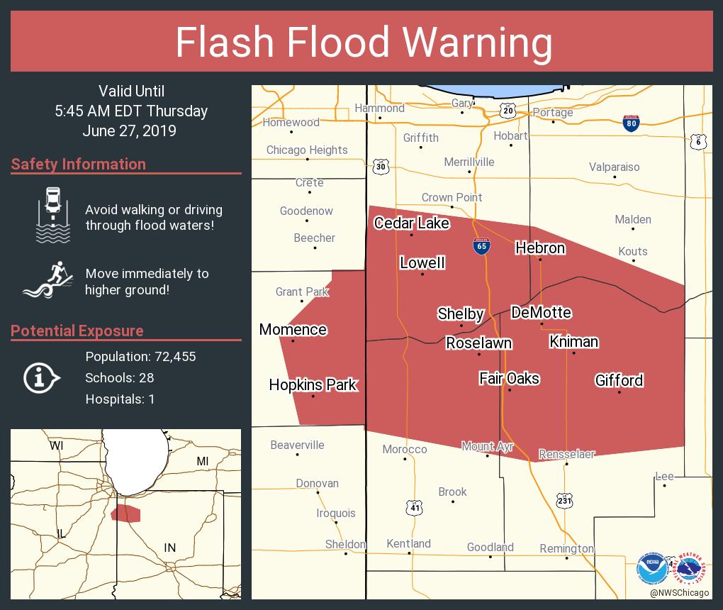 Tornado Warning Tornado Warning including Ladysmith WI, Hawkins WI, Tony WI until 7...