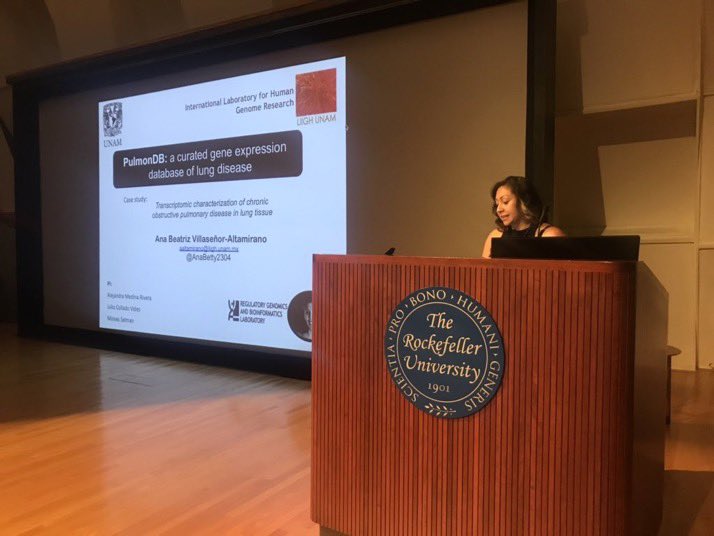 CDSBMexico's tweet photo. Congrats @AnaBetty2304 @josschavezf1 @cmvaldezcordova for your presentations at #BioC2019 today! 🇲🇽 💪🏽
Soon near you BiocManager::install(#PulmonDB #regutools #histoneSig) 😁
¡Felicidades Ana, Joselyn y César por sus presentaciones hoy en el congreso de @Bioconductor! 👏🏽 🙌🏽 https://t.co/sbv9u823sL