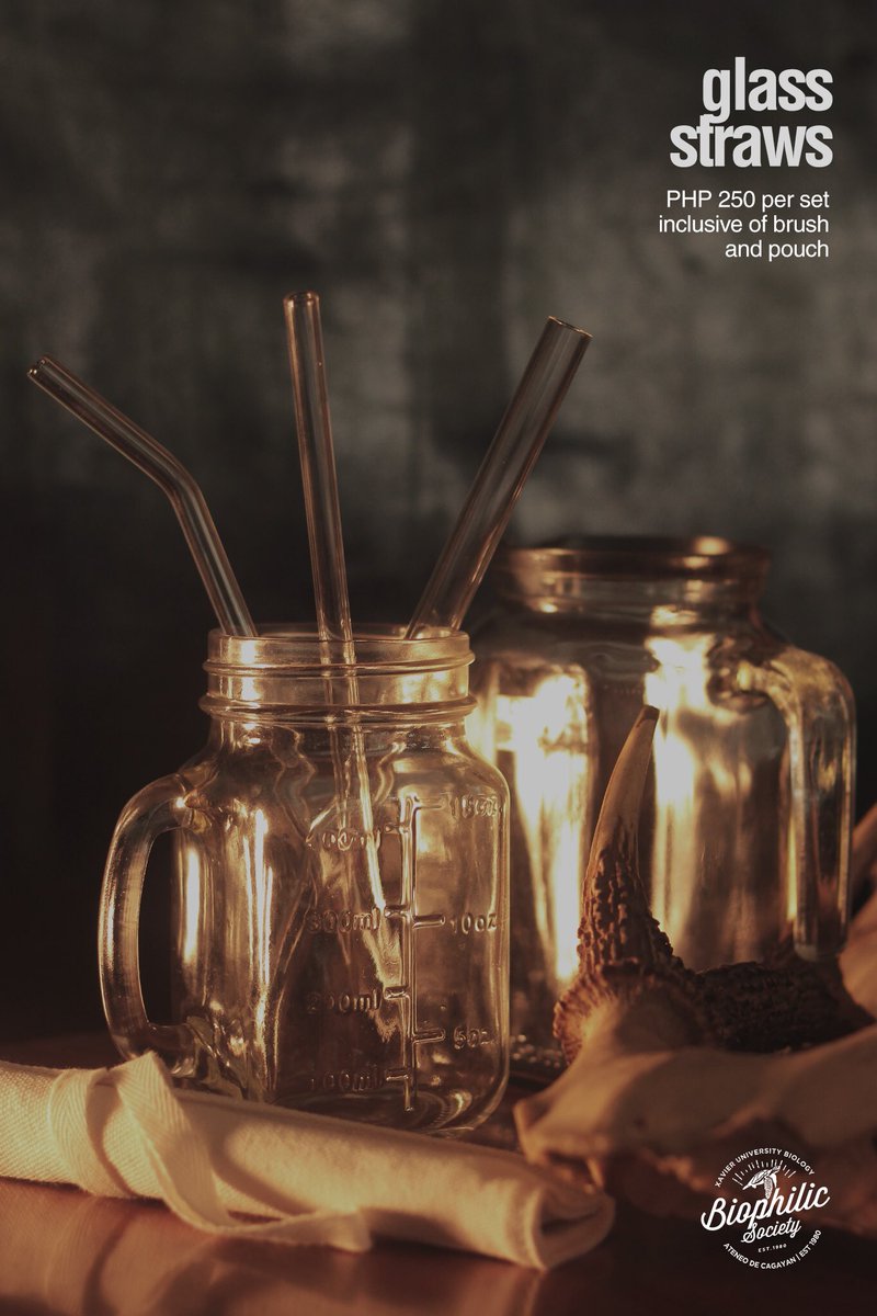 XUBiophilic's tweet photo. The much awaited #ReSUCK Glass Straws are finally here! Say hello to Angled Ansel, Sleek Suzanne and Wide Wanda!
Let's use reusable straws and save a life! Place your orders now at https://t.co/rrXW8rSV9X https://t.co/ZZxcu5pXqy