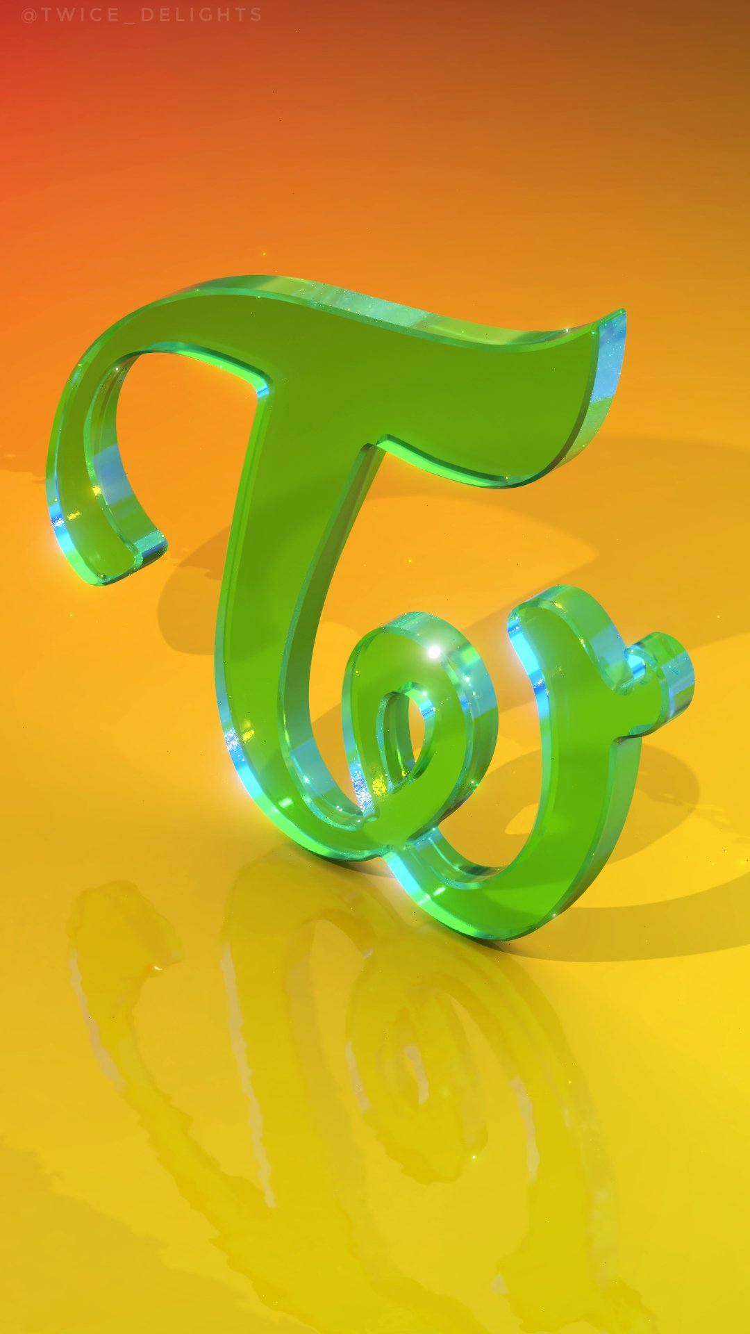 Twice Delights Glass Twice Logo Wallpaper Twice 트와이스 Logo Twice3d d Wallpaper T Co Taiqhaltpw Twitter