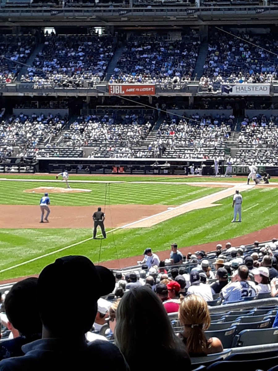 ScoreboardRadio's tweet photo. @ScoreboardRadio hits the road to see the @BlueJays visit the @Yankees! #housethatjeterbuilt #BronxBombers #yankees #bluejays #20thanniversary https://t.co/bPkJgMwMU4