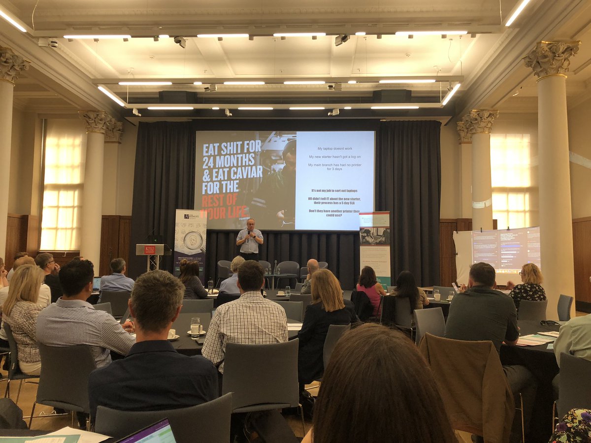 pjstockton's tweet photo. @PaulBratcher sharing some insight and tips to gaining a seat at the strategic table. 
Create value through process reengineering to fix known business problems, forever. #makeadifference #BRM #SITPForum https://t.co/KCKldE74Ex