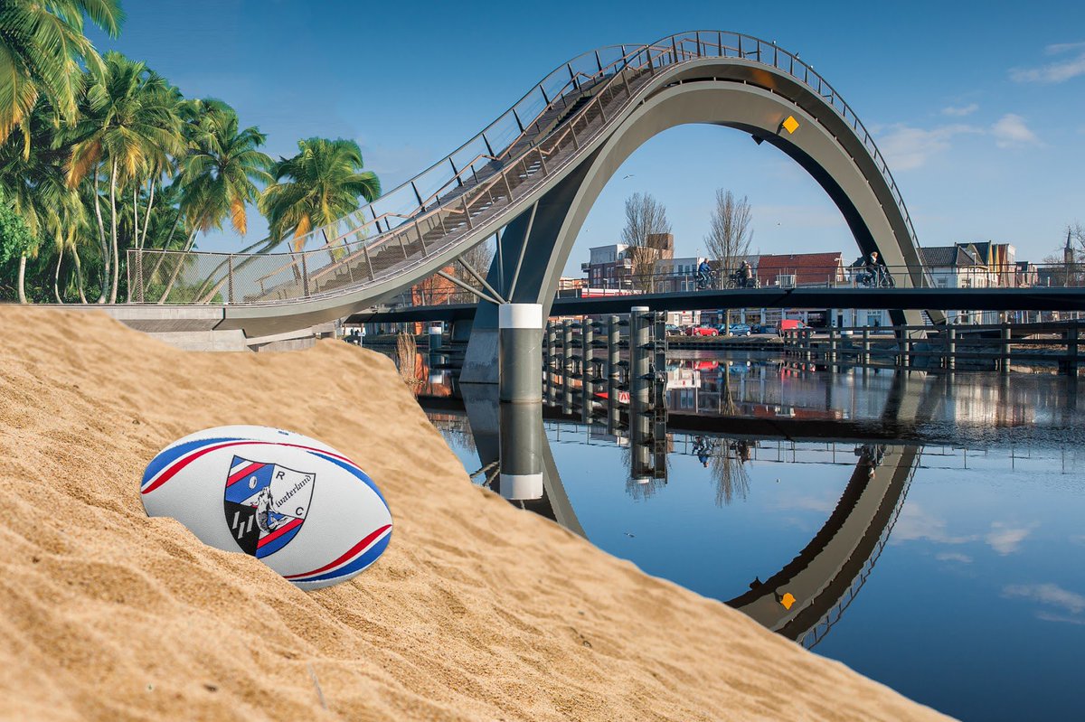 Vanaf 4 juli is er in de zomer elke donderdag om 19.00 uur beachrugby op het aangelegde zandveld bij de Melkwegbrug in Purmerend. Het is gratis en is voor alle leeftijden! Wil je rugby een keer proberen? Je bent van harte welkom! #beach #beachrugby #zand #purmerend #zomer