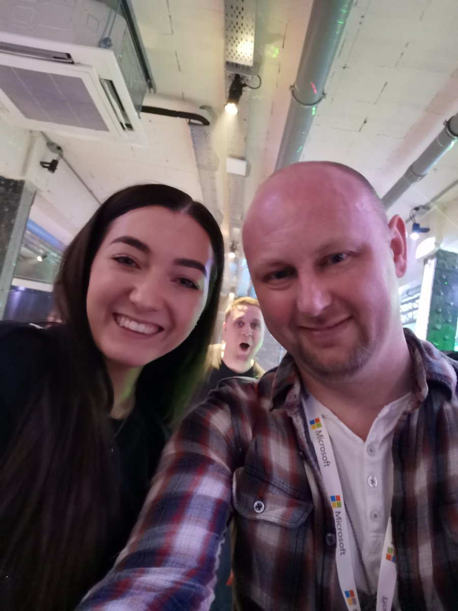 Del_Boy_Guru's tweet photo. Many thanks to the ever awesome @MSFTmeetups teams for another great gathering. Thank you to @ExhaustedPige0n and his crew for making it happen and really making us all enjoy our roles. Special mention also to the one &amp; only @BeckyAdneyTM who I was genuinely happy to finally meet https://t.co/To5ZVMtp7a