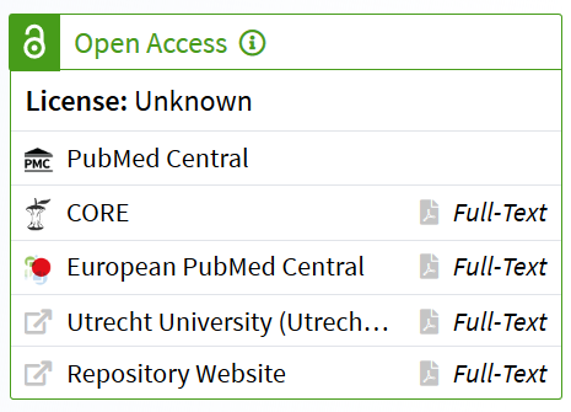 Lens #openaccess data has been improved using a combination of @unpaywall data, @DOAJplus journal list (where the work is published after the journal listing), @oacore full text availability or listing in PubMed Central. Check out our OA sources here link.lens.org/LRqdI5GTYOe 🔓