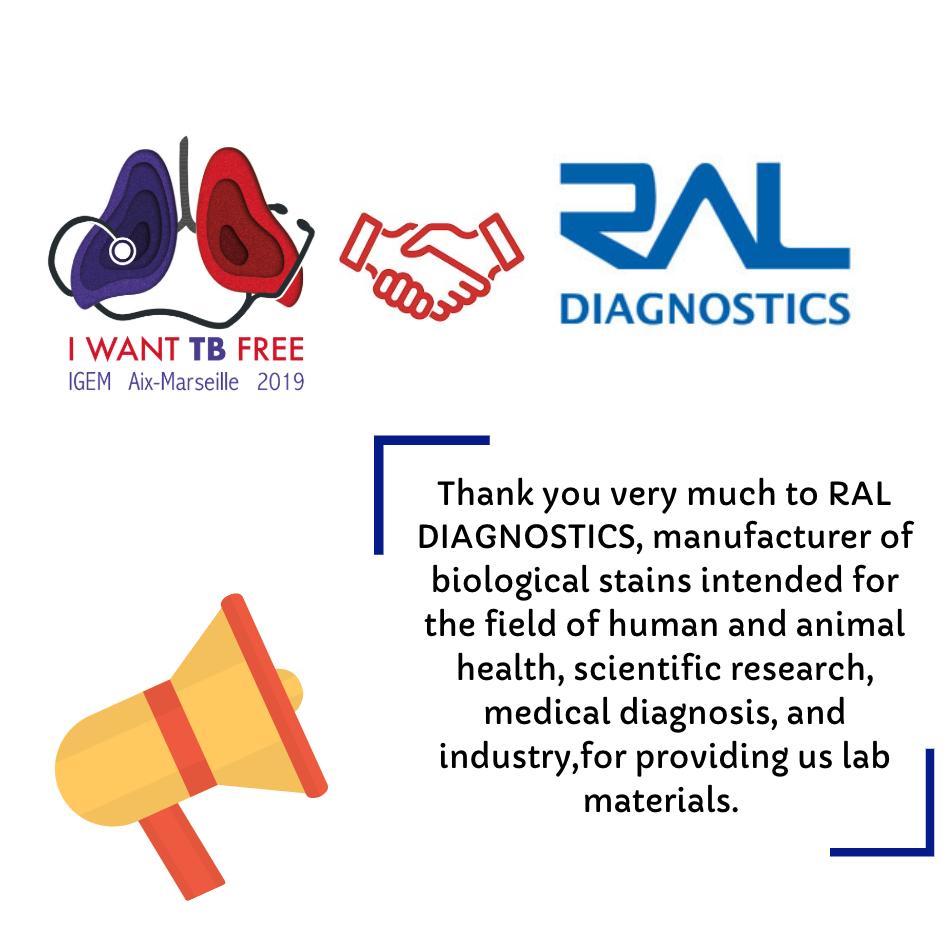 iGEM Aix-Marseille 2021 (@igemteamamu) on Twitter photo Today, we share with scientific community our collaboration with <a href="/RALDiagnostics/">CellaVision - RAL DIAGNOSTICS</a>. Thanks to their advanced technology and consumables our project will make a huge step forward ! Thank you again 🙏👨🔬
#InVitroDiagnostic #Diversitystains #Sponsorship #ToTheGoldMedal #ThankYou Today, we share with scientific community our collaboration with <a href="/RALDiagnostics/">CellaVision - RAL DIAGNOSTICS</a>. Thanks to their advanced technology and consumables our project will make a huge step forward ! Thank you again 🙏👨🔬
#InVitroDiagnostic #Diversitystains #Sponsorship #ToTheGoldMedal #ThankYou