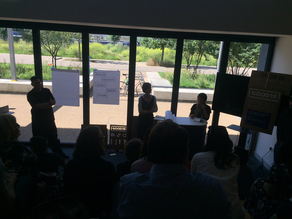 at #GOOD19London having conversations about encouraging behaviours that make meaningful work. Why do you do what you do?