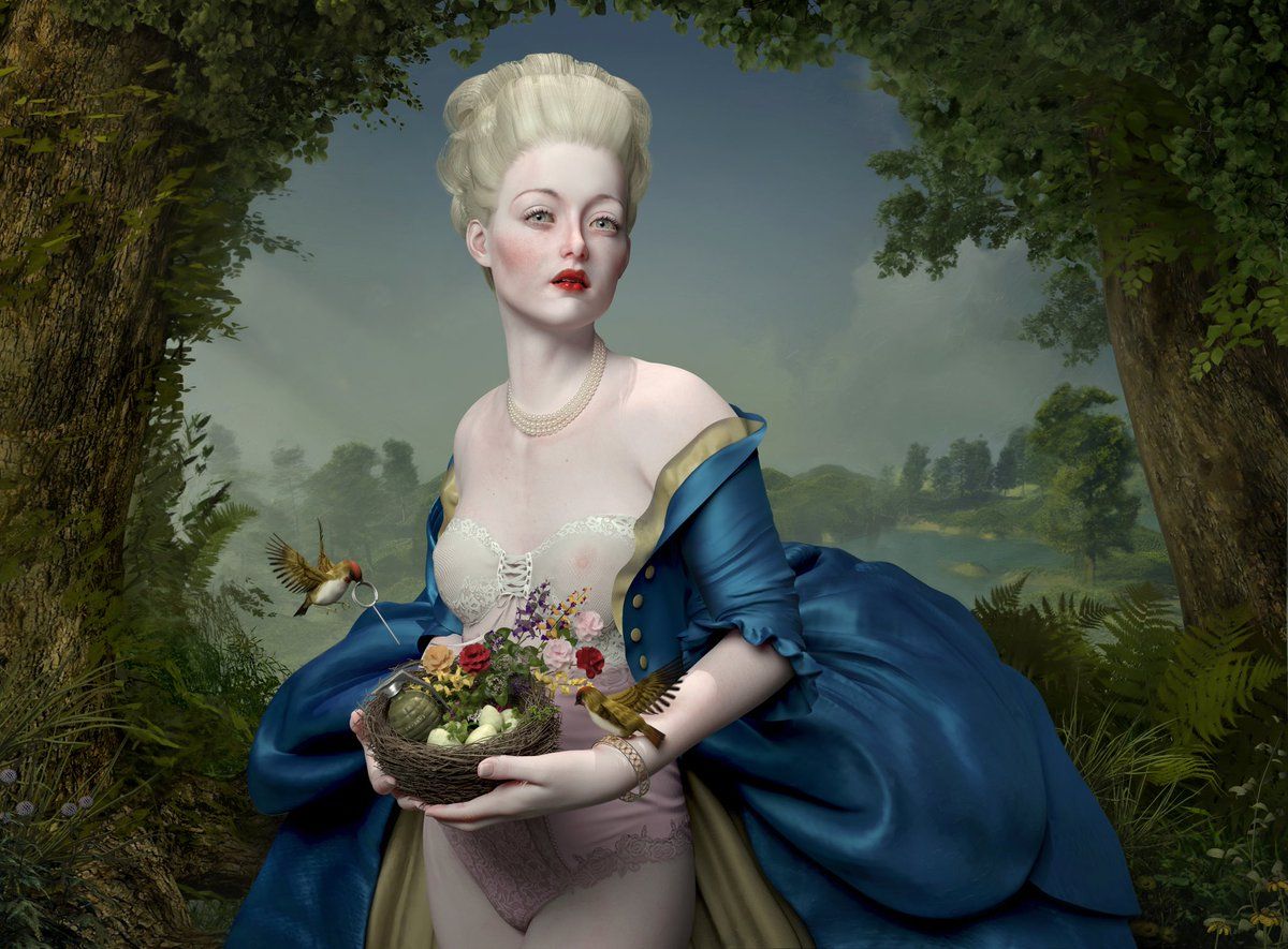 . <a href="/nathaliasuellen/">Nathalia Suellen Art</a>'s digital art is both beautiful and slightly disturbing. Love it! "Extinction".

#beautifulbizarre #NathaliaSuellen #digitalart #newcontemporaryart #popsurrealism #surrealart