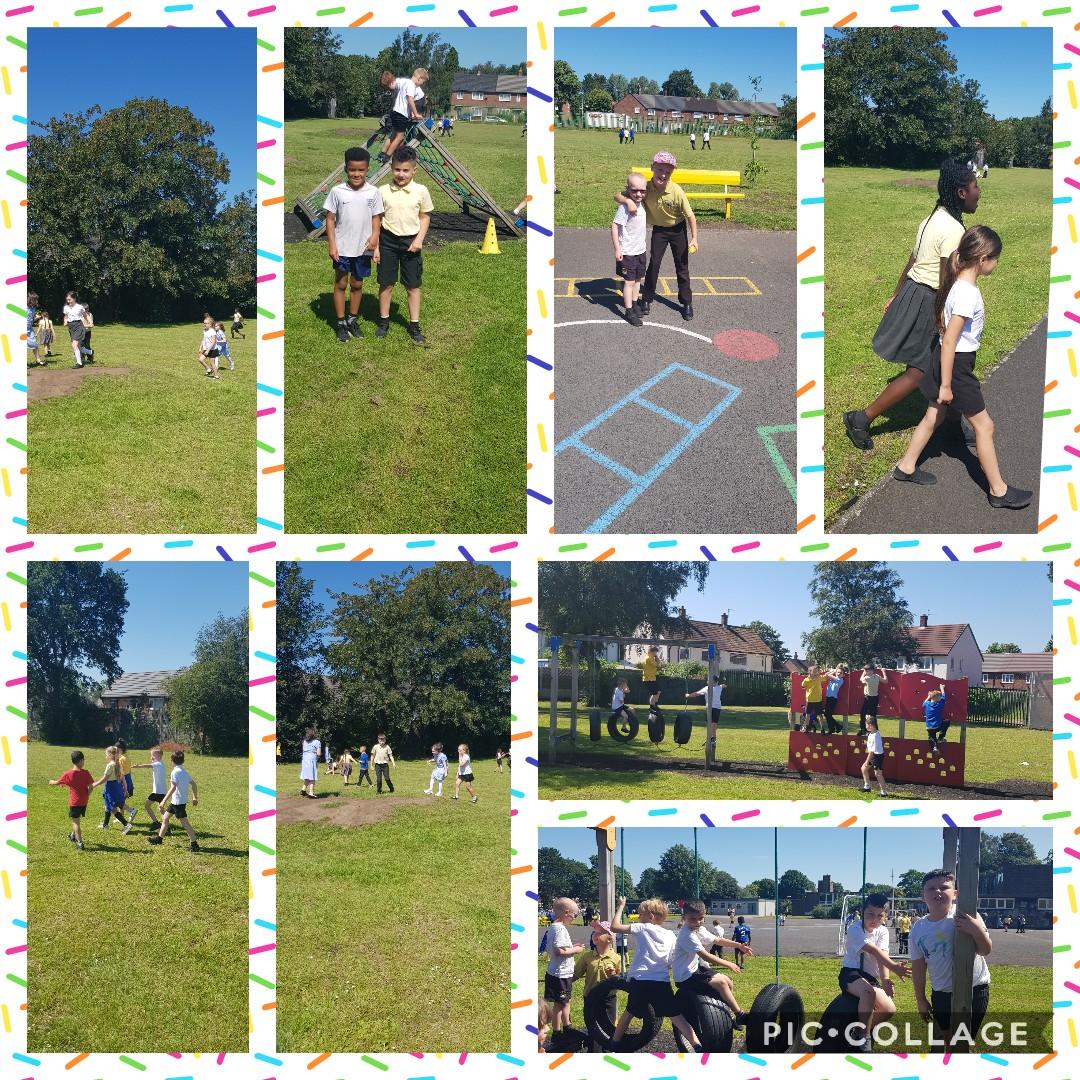 ButtonLane_'s tweet image. Year 2 loved mixing with Year 3 and 4 for playtime this morning and it was especially lovely to see some of the older children taking Year 2 under their wings #2AW #2NT