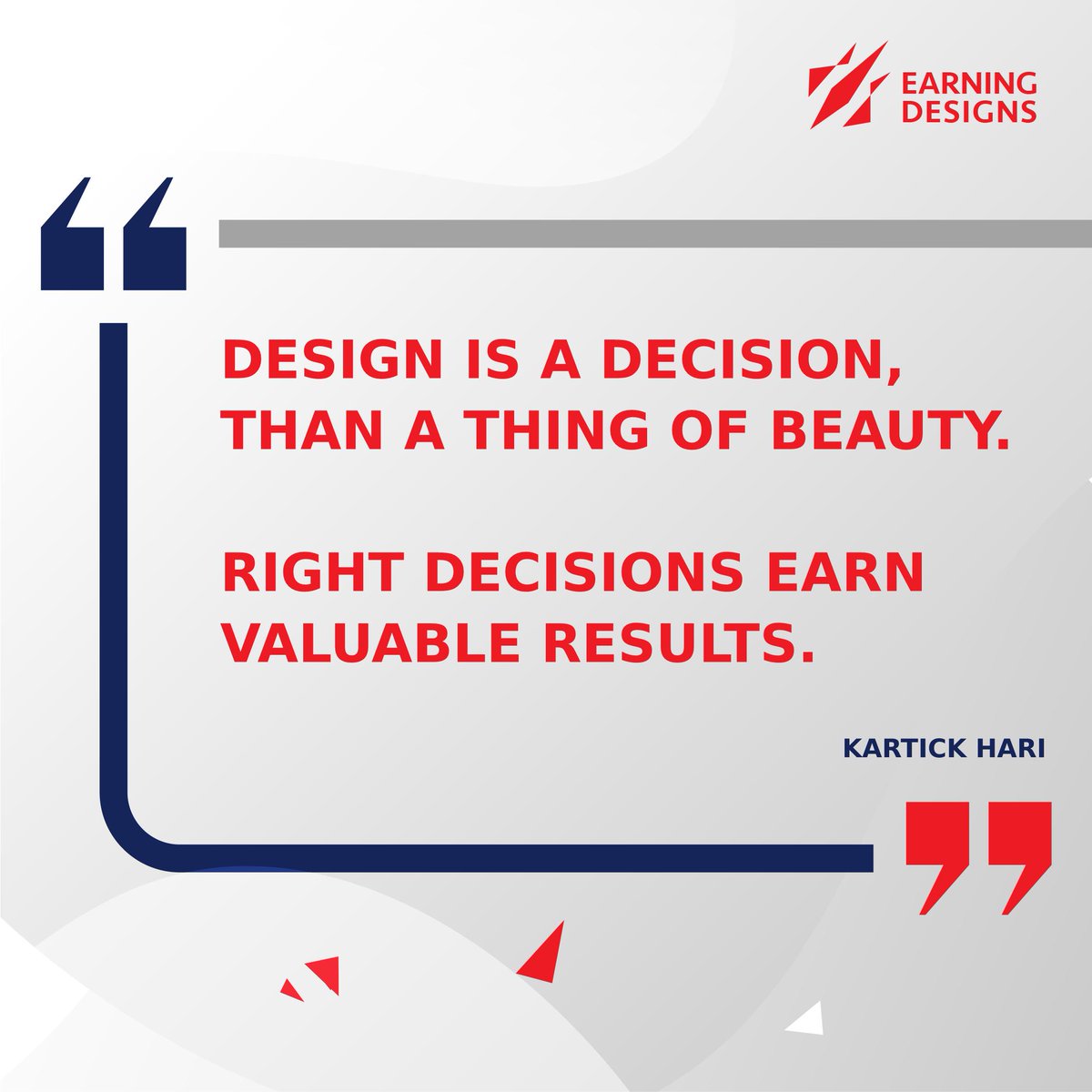 exdera's tweet image. Design is a decision,than a thing of beauty.
Right decisions earn valuable results.

#website #webdesign #designisdecision #webdeveloper #webdevelopment #graphicdesign #designs #websitedesign #ui #uiux #uidesign #uxdesign #userinterface #userexperience #interface #designlife