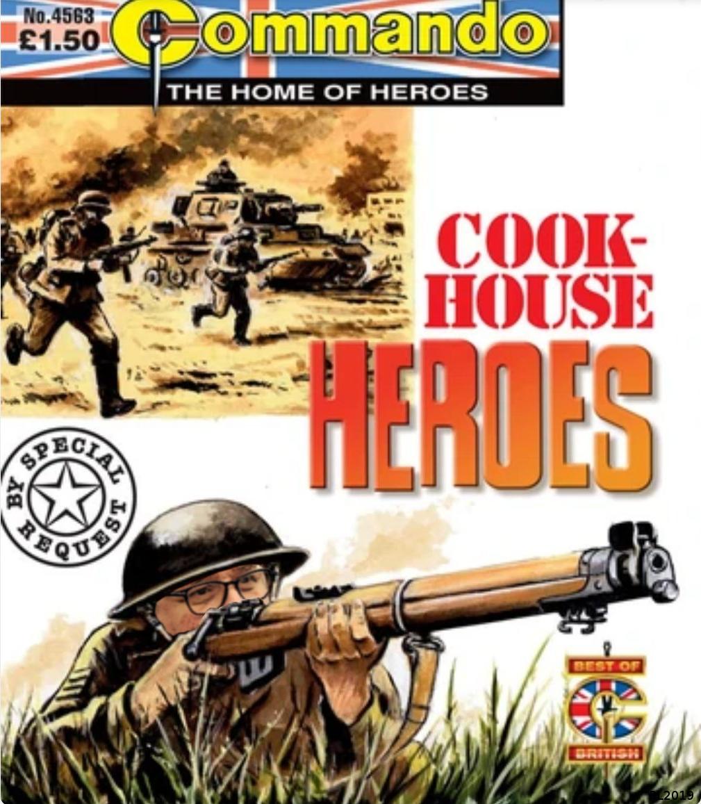 Part 9. The pork pie private single handedly and heroically defends the food depot from the Jerries and Italians.Also the Americans, the navy, the RAF, his own platoon. Basically anyone who gets within 5 miles of it. #MarkFrancoisGoesCommando