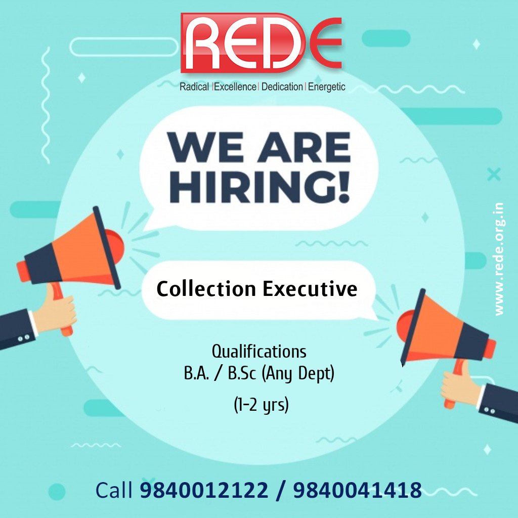 Rede_Tech's tweet photo. We are hiring !!! 
Grab your opportunity here
#hiring_collectionexecutive
#hiring_peoples https://t.co/QzwofqR05q