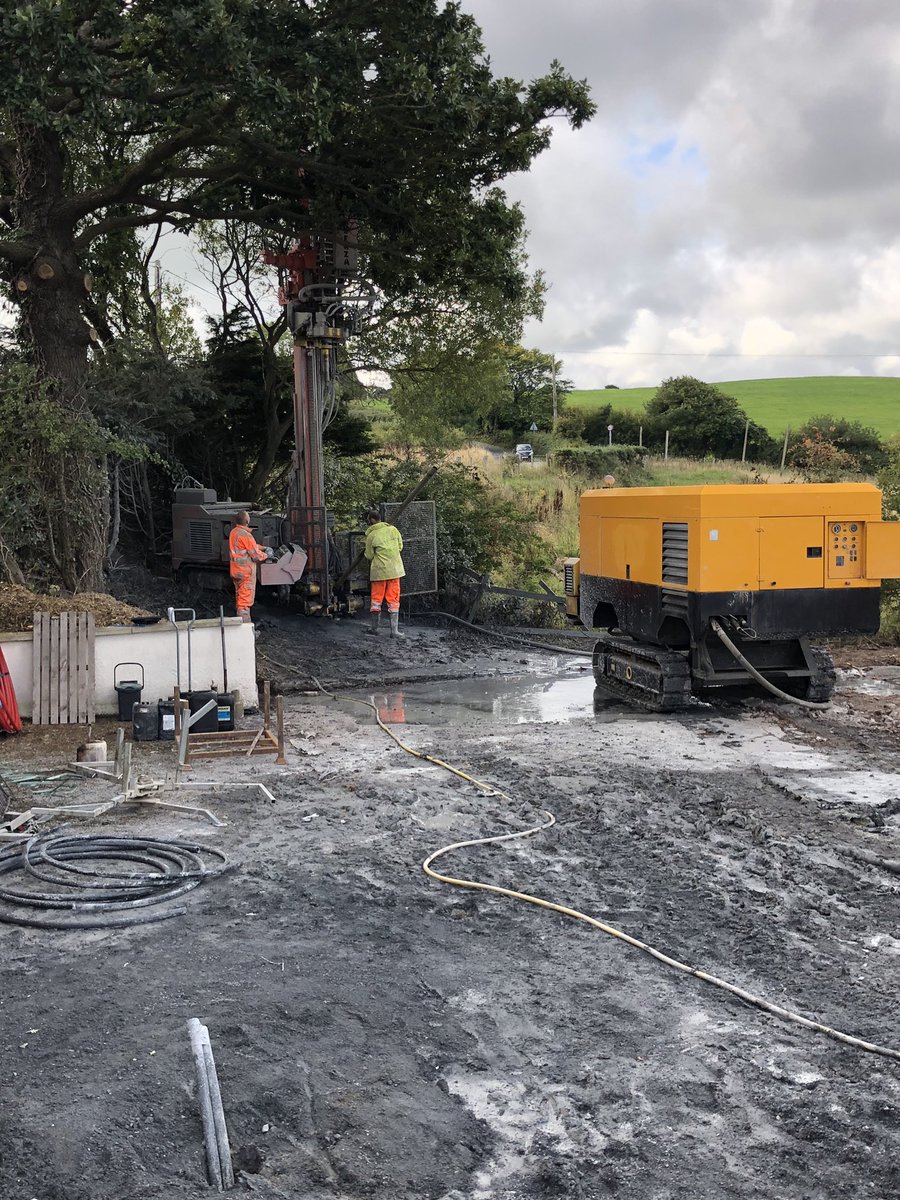 ecosystemswales's tweet photo. @stiebeleltronuk WPF ground source installation bore hole drilling before house is built https://t.co/55djNdz0QX