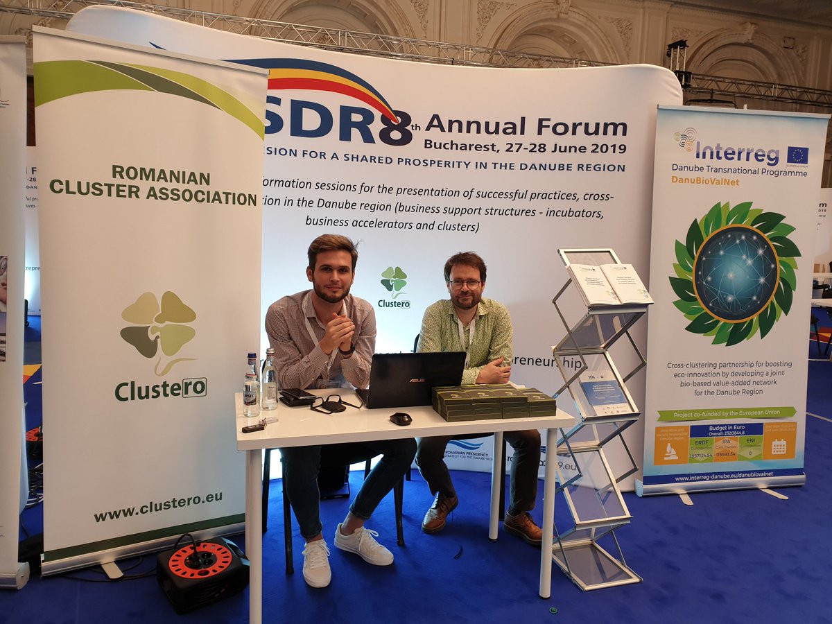 ClusterClustero's tweet photo. CLUSTERO Stand at #EUSDR Forum
#clustero #clusters #Danubiovalnet #DTP https://t.co/JI5RYRV7aJ