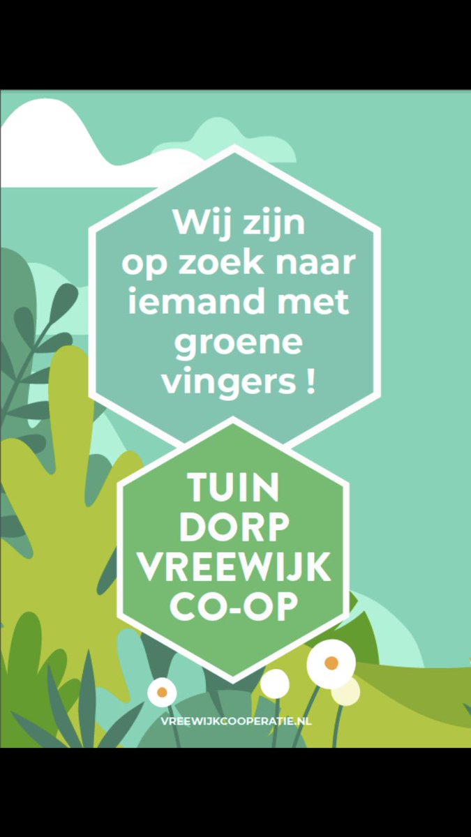 Wijkcoop's tweet photo. De Tuindorp Vreewijkcoöperatie heeft het druk! Er is dus plek voor extra groene vingers uit Vreewijk. Aanmelden via: info@vreewijkcooperatie.nl #vreewijk #wijkcooperatie #jobs #hoveniers #rotterdamzuid #inbesteden #workworkwork https://t.co/fJggbRNpm7