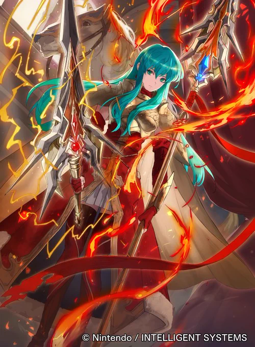 ファイアーエムブレム0(サイファ)17弾でエイリークのイラスト担当しました。よろしくお願いします!
I drew these Eirika's cards for Fire Emblem Cipher Series 17. Hope you like them!  #FEcipher  https://t.co/e65HtZZqso 