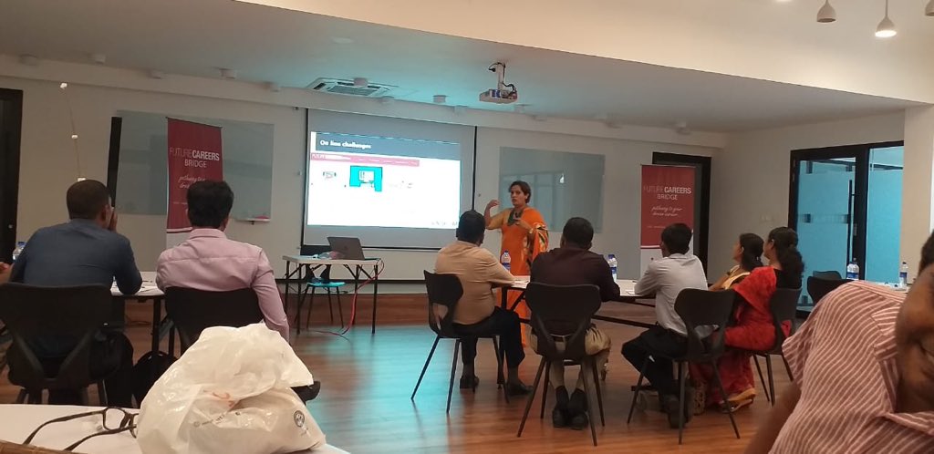Official_DCLK's tweet photo. Our lovely VP Emesha driving an ICT teacher development program linked to #SLSSCOM future careers bridge program with vocational trainers at #LSEG #Colombo #SriLanka #DCLK #DiversityandInclusion https://t.co/twKhoSibPi