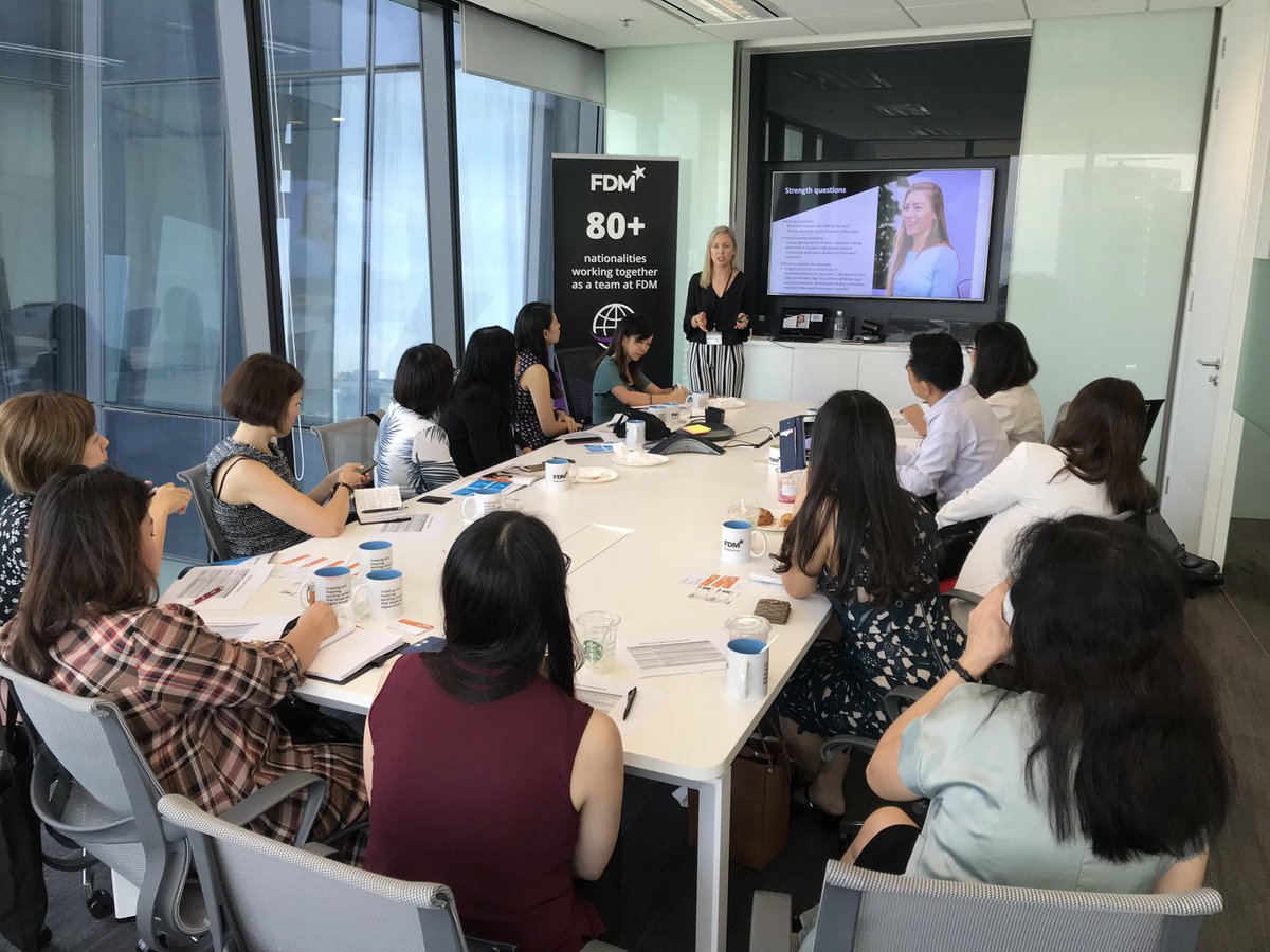 FDMGroup's tweet photo. We were delighted to welcome our university partners in to our #Singapore Academy this morning to talk about innovation in recruitment &amp; strengths based interviews #FDMcareers https://t.co/5RT2huN0e5