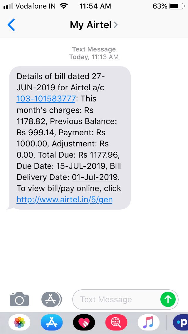 imgsmina's tweet image. @Airtel_Presence @airtelindia @CyberDost #fakeSIMcard someone has got issued number, on behalf of my number.  Though neither I have been asked nor I know this number account holder. Can u pls immediate action to remove my name, check KYC again. Refer attached image.
