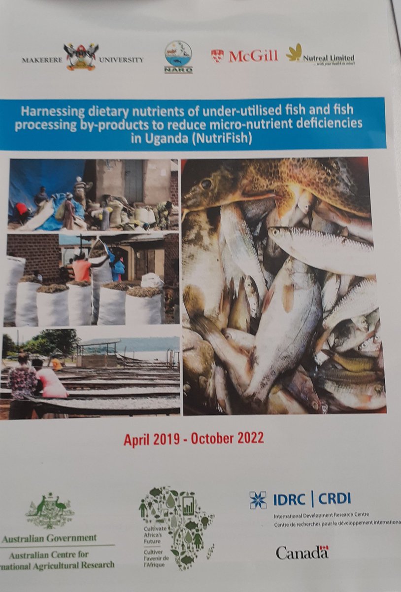 Looking forward to discussions at the inception workshop for #cultiaf project Harnessing dietary nutrients of underutilised fish &amp; fish-based products, Uganda. <a href="/Ampaire15/">Edidah Ampaire</a> @IDRC_AFRIQUE  <a href="/afs_asa/">CRFS | SARC (Formerly AFS | ASA)</a> @MakerereU <a href="/nafirri/">NARO_NaFIRRI</a>  @neutralLtd @McGillu More info: bit.ly/2Yb6bnJ