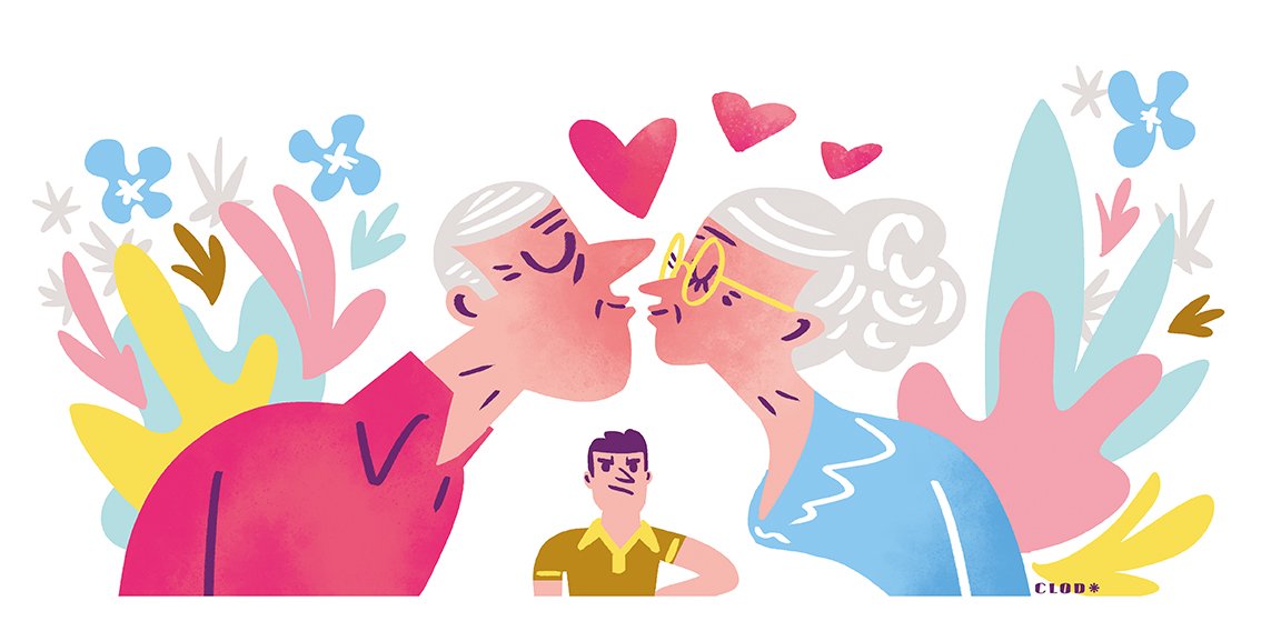 clod_illus's tweet photo. Le Chabadabada des rencontres entre séniors. Dans le Pèlerin Magazine de cette semaine.
#illustration #illustrator #happy #love #senior #amour #rencontre #chabadabada #romance #romantique #heureux #vie #vivre #tendresse #sexualite #retraite #pleineforme @pelerincom https://t.co/GuQrnrZq9z