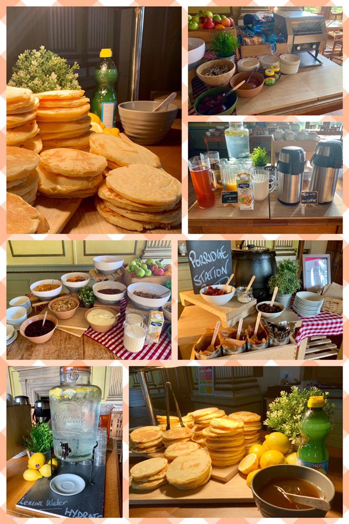 Good Morning  <a href="/WestonbirtSch/">Westonbirt School</a> Breakfast is served.  Freshly made pancakes with Honey &amp; Lemon this morning. <a href="/holroydhowe/">Holroyd Howe</a>