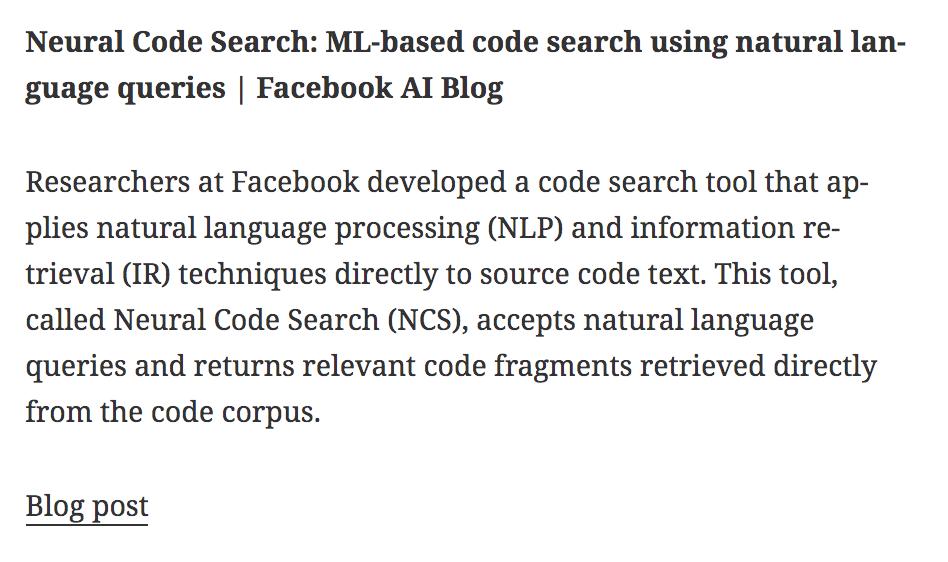 BioDecoded's tweet image. BioDecoded Daily Digest | June 26, 2019
biodecoded.com/2019/06/26/dai…

#genomics #bioinformaitcs #MachineLearning #CodeSearch