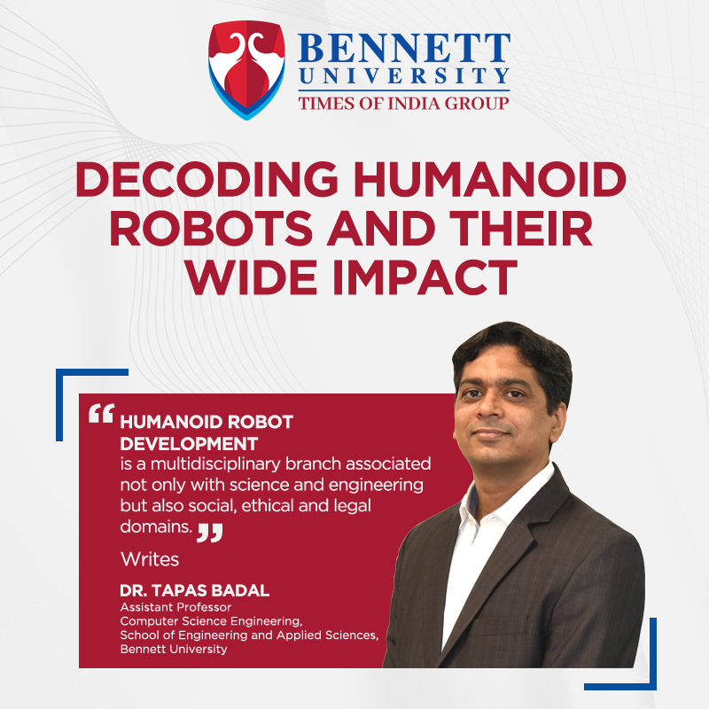 bennettuniv's tweet photo. In his article 'Decoding humanoid robots and their wide impact', Dr Tapas Badal (Asst Prof, Computer Science Engineering, @bennettuniv ) says humanoid robot development is a multidisciplinary branch associated with science &amp; social, domains.
https://t.co/2XFUG3tJho https://t.co/OSKmfYHs2e