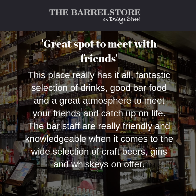 TheBarrelstore1's tweet photo. We couldn't have said it better ourselves! 😀 #review #great #greatspot #friends https://t.co/u0odVh1sTg
