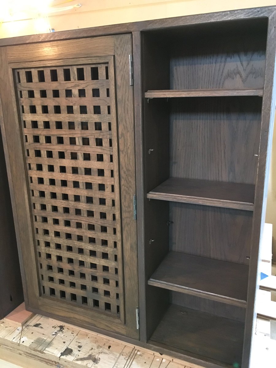 cheetham_ian's tweet photo. Half lap doors for giant bathroom cabinet done 🙈😂🆘 https://t.co/wSmi83YTFQ
