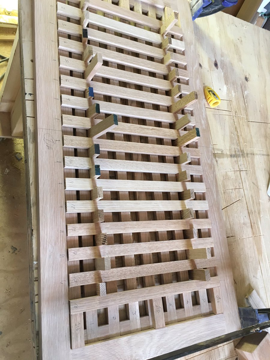 cheetham_ian's tweet photo. Half lap doors for giant bathroom cabinet done 🙈😂🆘 https://t.co/wSmi83YTFQ