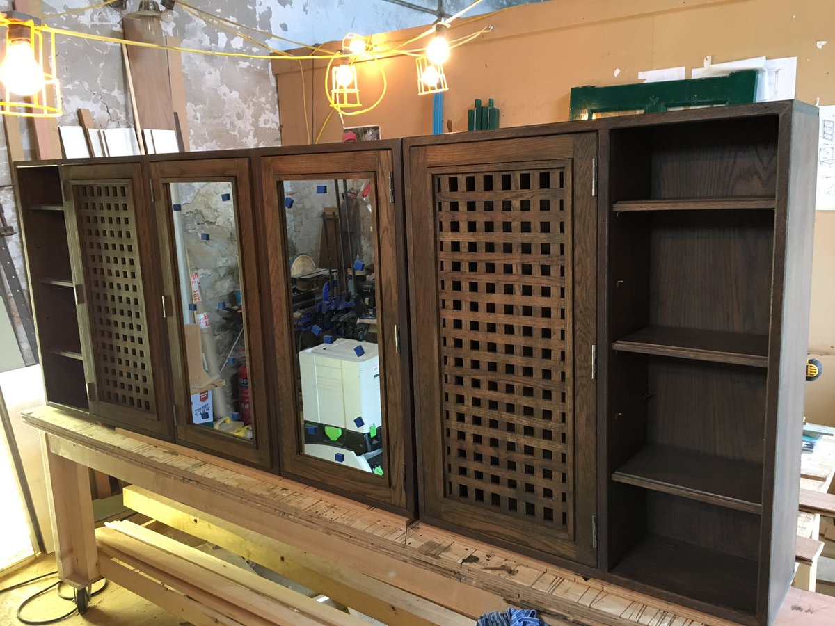 cheetham_ian's tweet photo. Half lap doors for giant bathroom cabinet done 🙈😂🆘 https://t.co/wSmi83YTFQ
