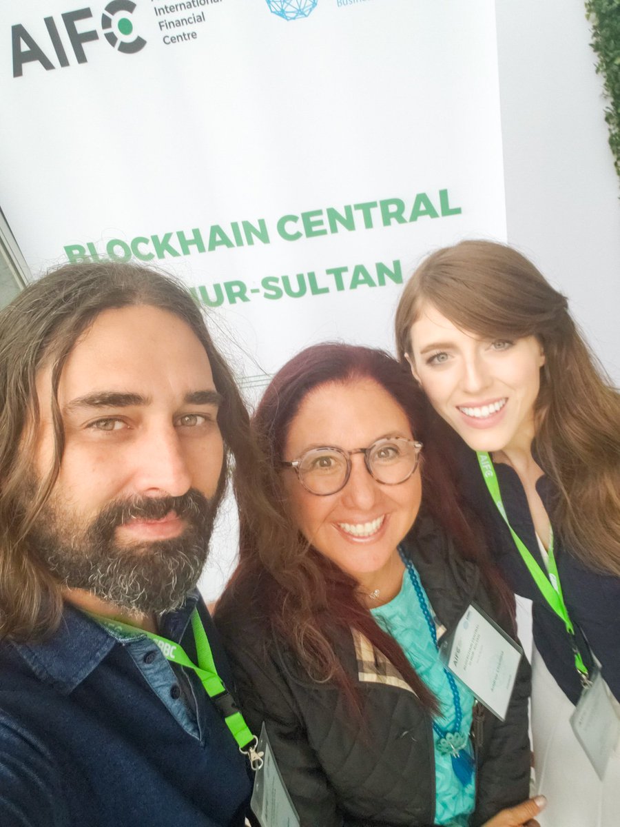 Mercinatd's tweet photo. Thrilled to be kicking off #BlockchainCentralKZ at @AIFC_KZ with some of our @GBBCouncil members @Pablolobo77 @orbs_network @BitfuryGroup @srolondon @_sofia_arend. Discussing solutions for #Socialimpact, the #environment, #government, #Finance and more https://t.co/4czdP4nOC8