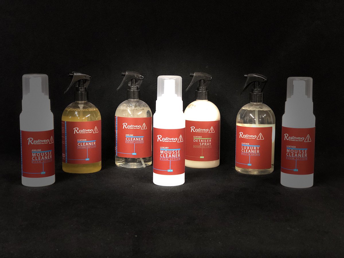 leatherrepairuk's tweet photo. What type of leather do you need to clean? A one bottle system doesn’t fit all, specific leathers need specific cleaners
For help with your leather care https://t.co/qFm1V4ToHY
#leathercleaner #teamrestorers #firsttmaster #sbs #pvd https://t.co/9FQfgQheTE